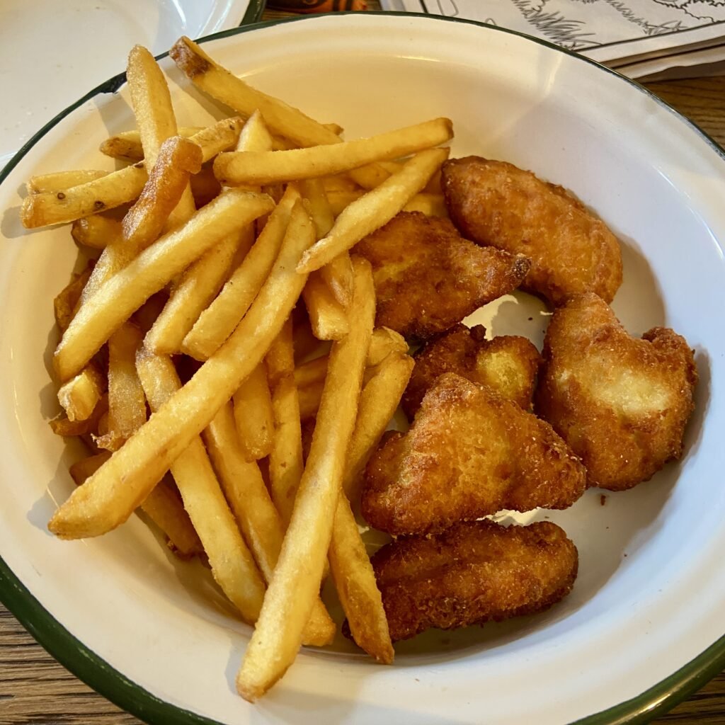 Child Portion of Chicken Nuggets and Fries at Ô Chalet in Les Gets