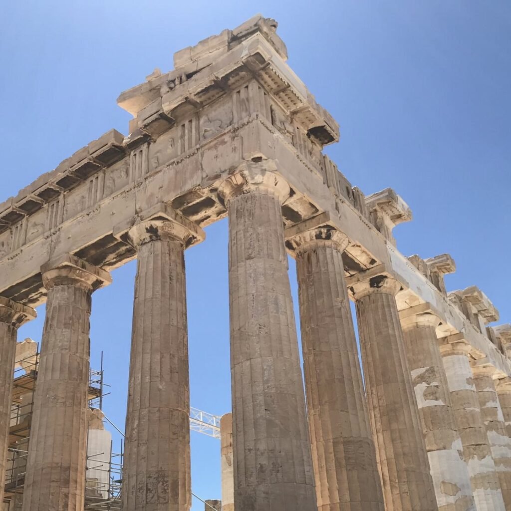 Parthenon Columns Acropolis Family Guide Athens