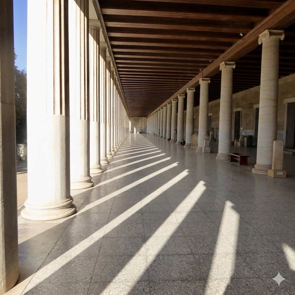 Stoa of Attalos Ancient Agora Family Guide Athens Greece