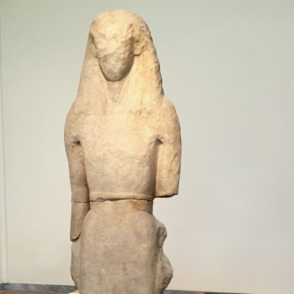 Ancient Kouros Statue in National Archaeological Museum Family Guide to Athens