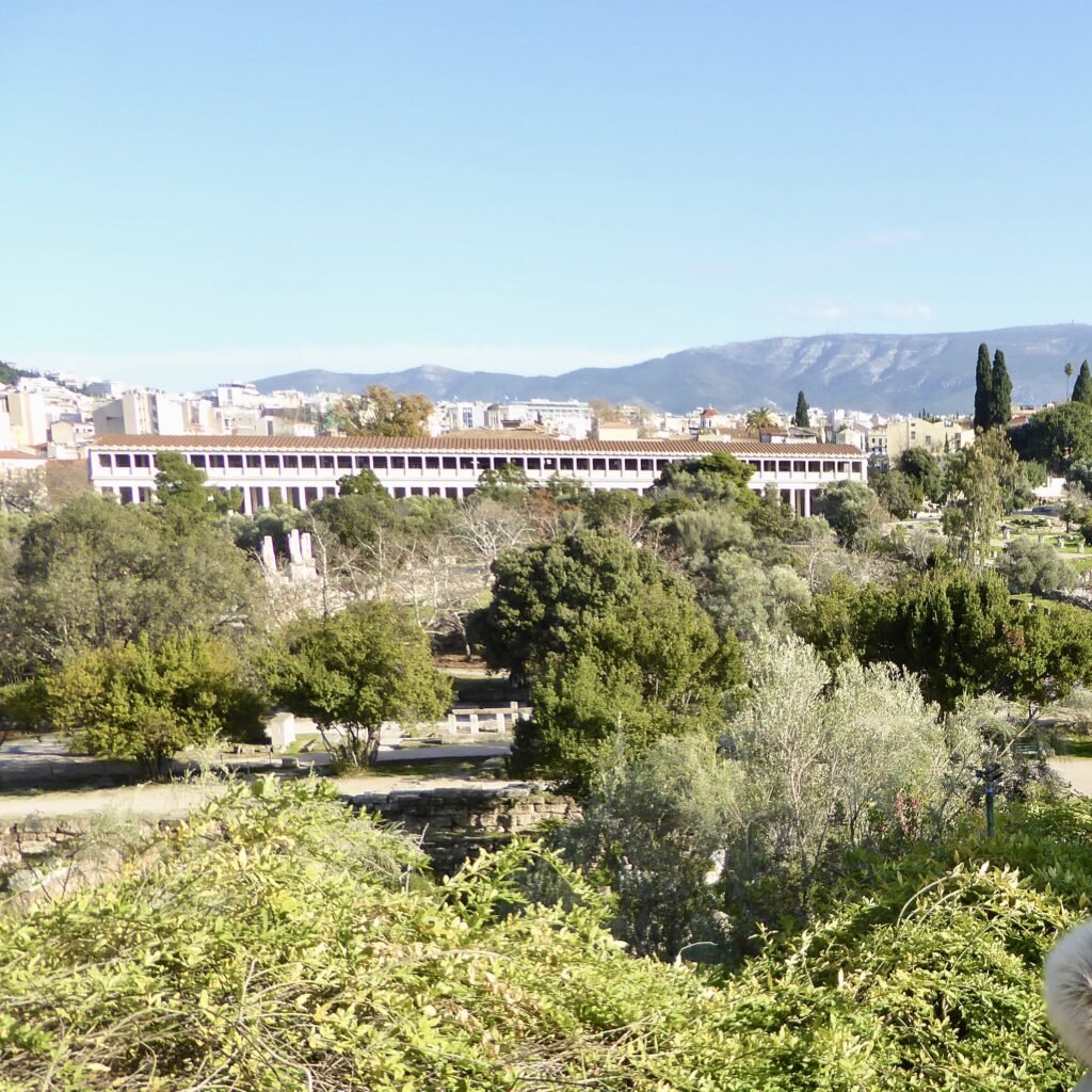 View of Ancient Agora Family Guide Athens Greece