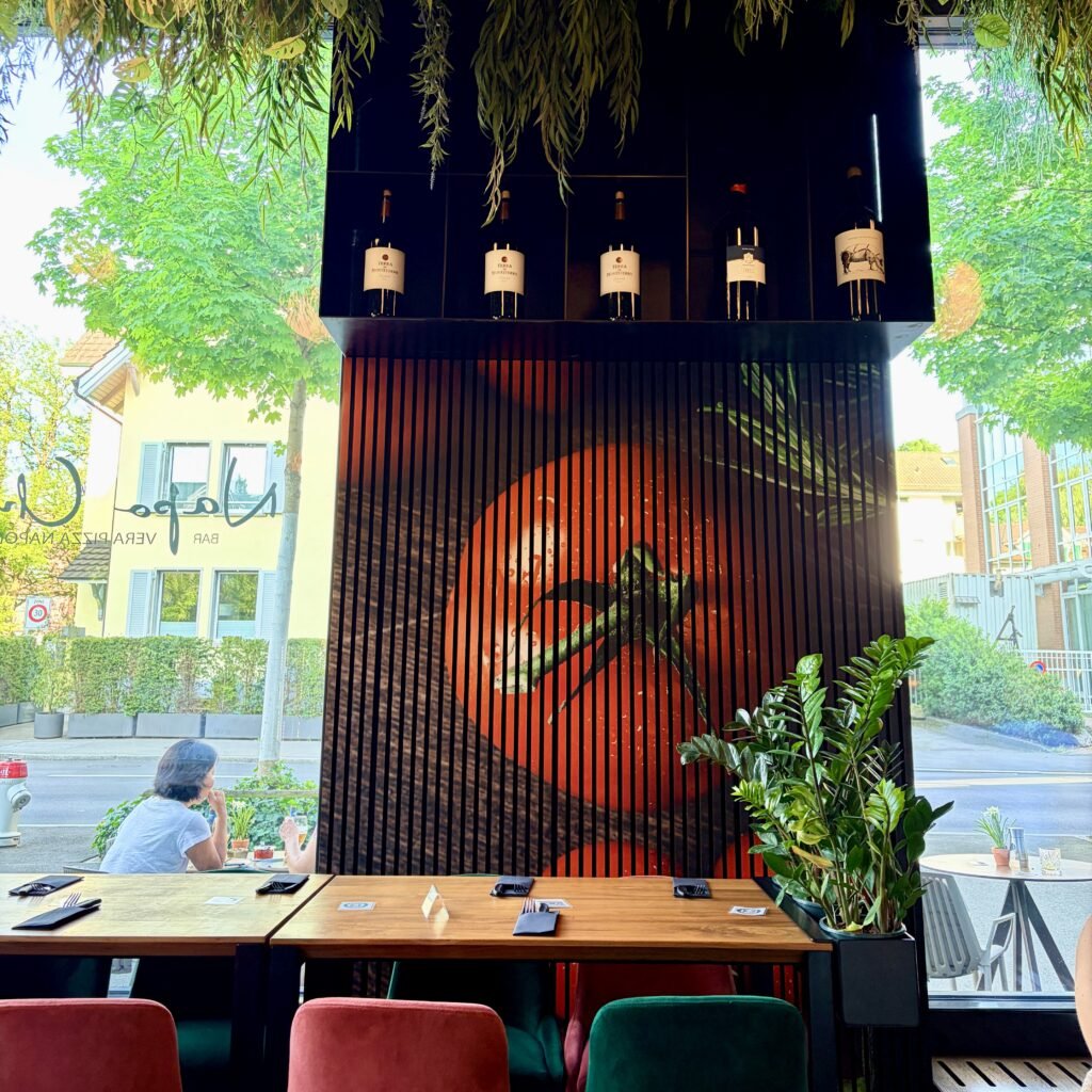 Modern interior seating at Napo Uno Zug Switzerland