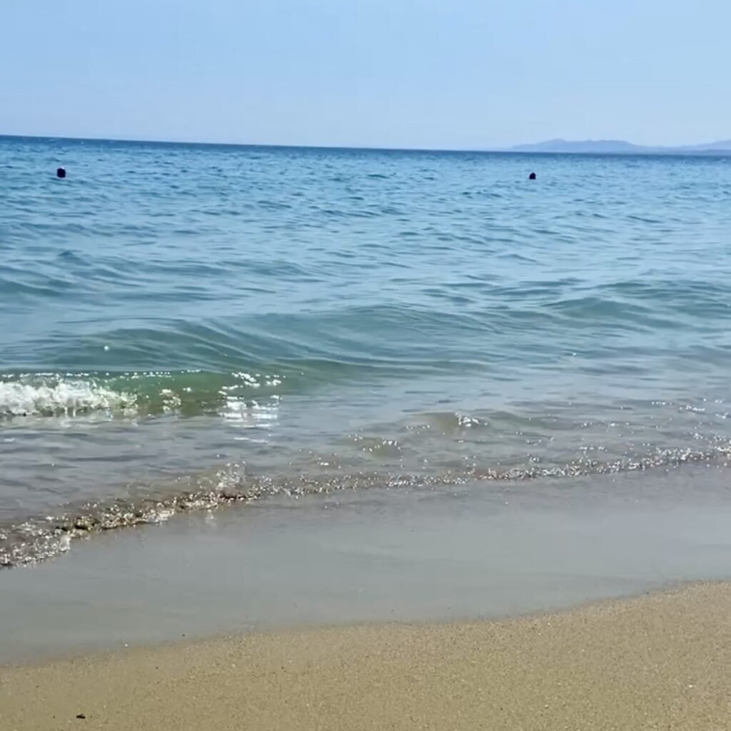 Sandy Beach Delfini Beach Restaurant at Schinias Beach Day Trips from Athens for Families